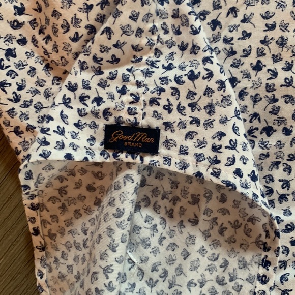 Good Man Brand - Men's Short Sleeve Button-Down: - Picture 5 of 5